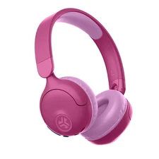 JLab JBuddies Pop Bluetooth Wireless Kids' Headphones - Pink: Over-Ear