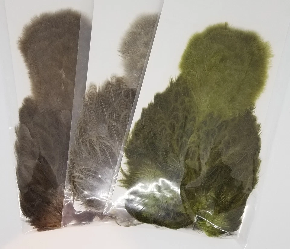 Whiting Farms Brahma Hen Soft Hackle with Chickabou