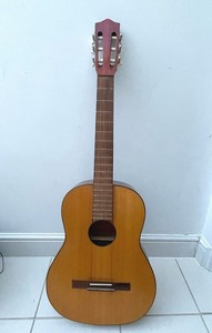 Vintage 1970 Minns Music Model 1214 Classical Guitar - MIJ Japan - VGC for age