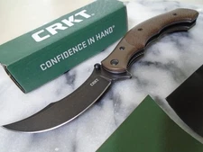 CRKT Ritual Compact Assisted Open Pocket Knife 12C27 Micarta 7465 Folts