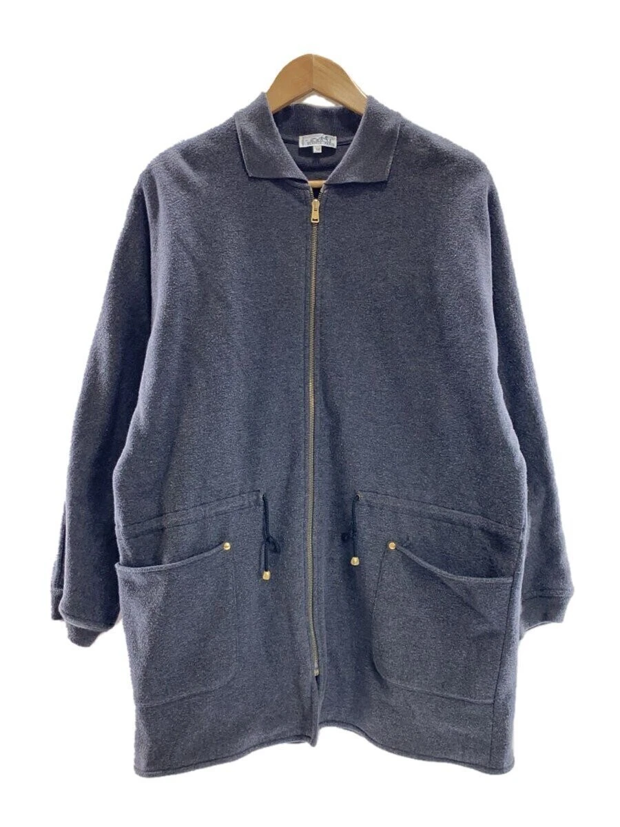 HERMÈS HERMES Giacca Blusa Cotone Grigio M Tinta Unita Abbigliamento Casual #EF AIA