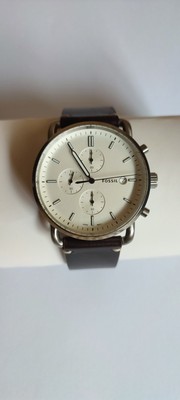 Fossil FS5402 Men's The Commuter Quartz Chronograph Leather Watch