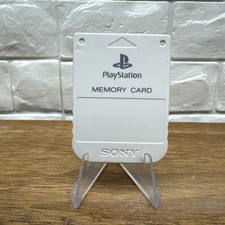 Playstation 1 PS1 Official OEM 15 Block Memory Card SCPH-1020 White Tested