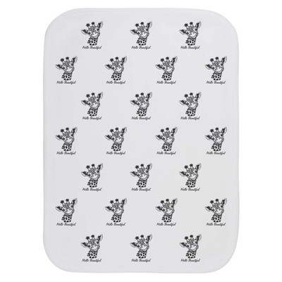 'Hello Beautiful Giraffe' Baby Burp / Wash Cloth (BC00030786)