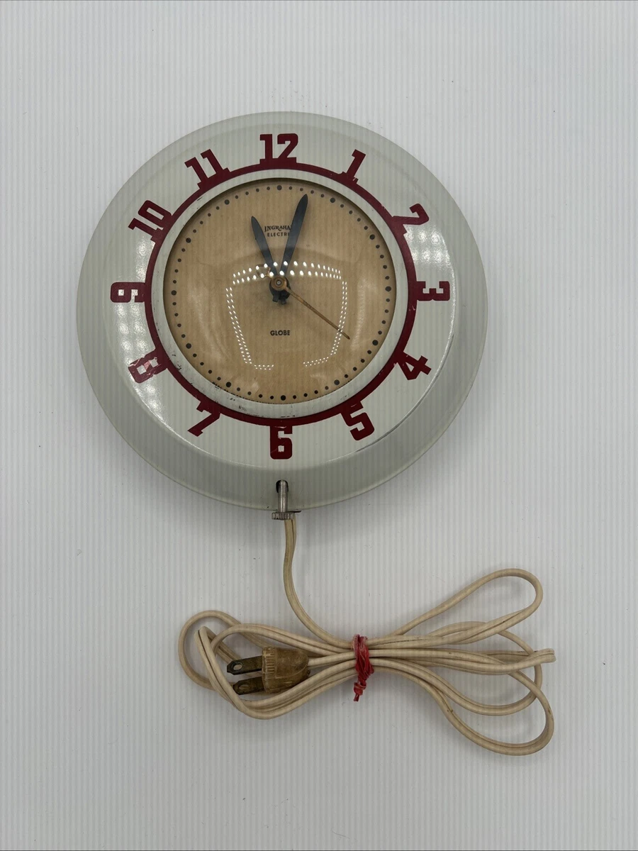 Vintage Ingraham Clock In Collectible Wall Clocks 1930-1969 for
