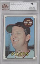 1969 Topps Don Mincher #285 BVG 7 d1f
