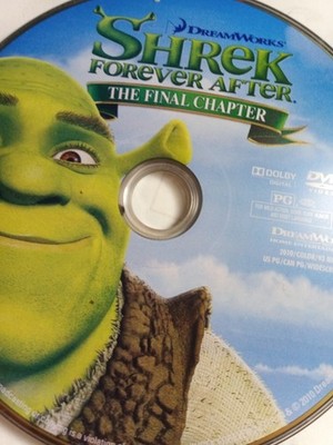 SHREK FOREVER AFTER DVD DISC ONLY USED TESTED FREESHIP NOTRACKING
