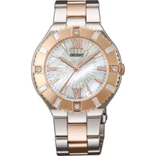 ORIENT FQC0D002W0,Ladies Quartz,Stainless Steel Case,Two Tone,Date,WR