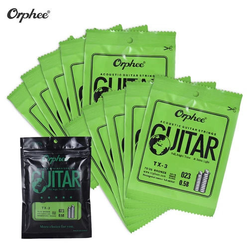 10PCS Orphee TX-3 Single String for Acoustic Guitar 3rd G-String(.023) H1S7