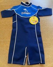 NWT ThermoSkinz Sun Protective Wetsuit Kids Sz10 Short Sleeves Legs 100 SPF
