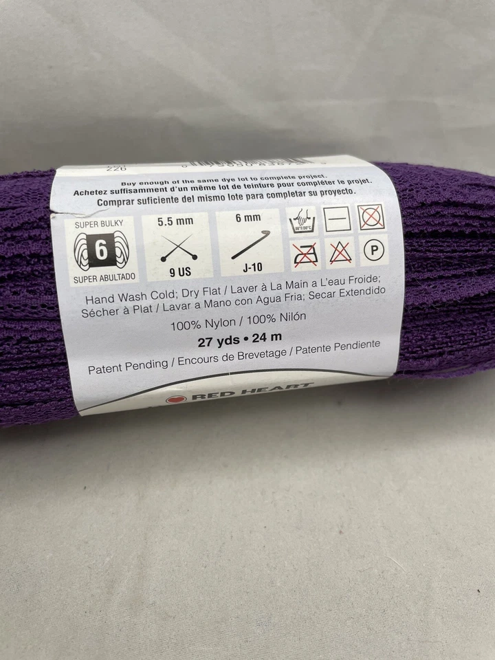 Red Heart Boutique Sassy Lace Yarn Port 27 Yards Purple - Image 3 of 4