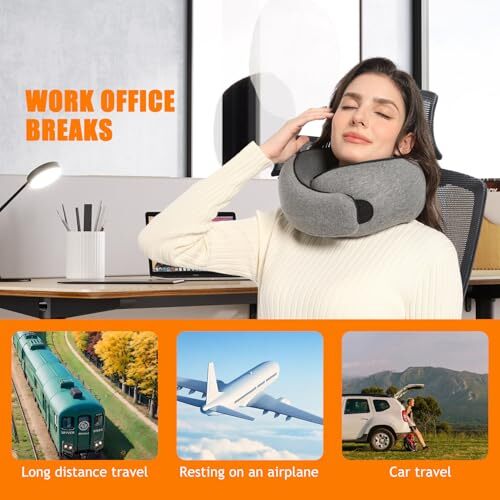 Ultra-Soft Travel Neck Pillow for Comfortable Trips