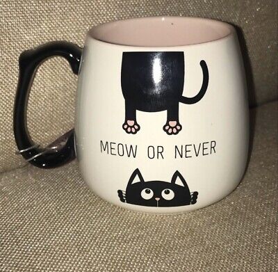 NEW Meow or Never Cat Mug