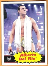 ALBERTO DEL RIO 2012 WWE Topps Heritage Wrestling Card 3 El Patron Free Shipping