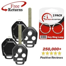 2 Remote Car Key HI SEC Shell Case for 2009 2010 2011 2012 2013 2014 Subaru
