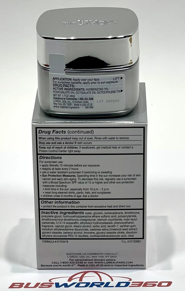 L'oreal Youth Code корректор темных пятен дневной увлажняющий крем 1,7 унц SPF 30 - НОВЫЙ ЗАПЕЧАТАННЫЙ - Изображение 2 из 4