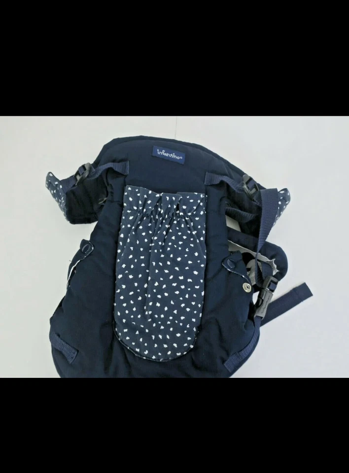 Portabebés Infantino Abatible Avanzado 6 en 1 Convertible Azul Marino Foto 2 de 3