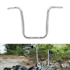 18" Rise Ape Hanger 1-1/4" Fat Bar Handlebar For Harley Road King Glide