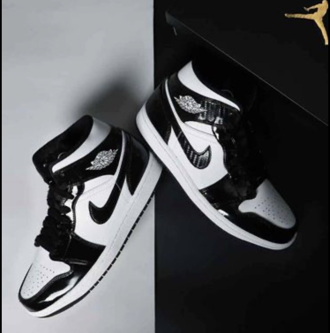Nike 🔥Jordan 1 Retro Mid ASW Size 10 Carbon Fiber All Star Black DD1649001  Mens | eBay