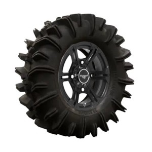 SuperATV Terminator 32x10-14 Tire Mounted on 4/156 Black Bandit H Series Wheel