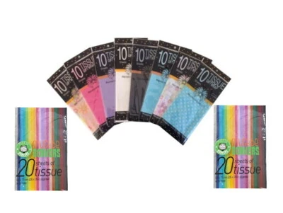 Pre Packed ~ Large Acid Free Tissue Paper Sheets ~ Gift Wrap Packaging