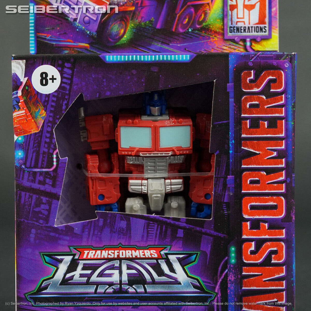 Transformers Toys Generations Legacy Core Optimus Prime Action