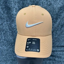 Nike Mens Size S/M Papaya Orange Dri Fit Club Structured Swoosh Cap Hat