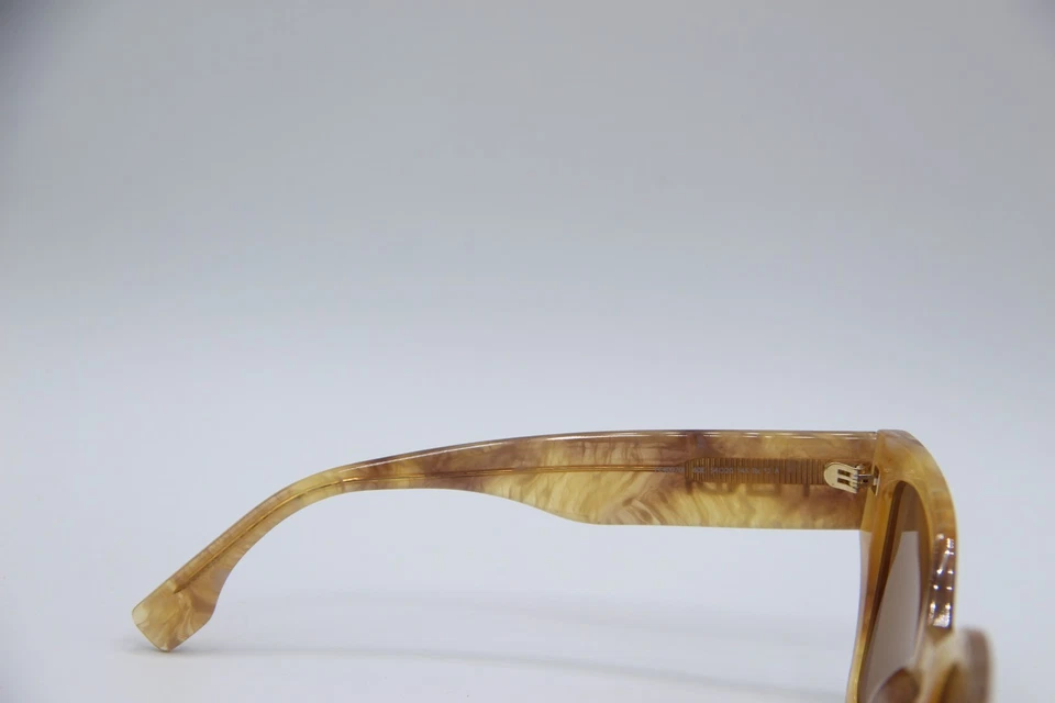 NUEVAS GAFAS DE SOL FENDI FE 40070I 60E CUERNO DORADO MIEL MARCOS AUTÉNTICOS 54-20 Foto 3 de 4