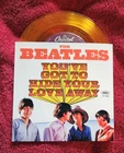 NEW! BEATLES COLORED 45 VINYL/FANTASY SLEEVE "You've... Hide" YEAH! YEAH! YEAH!