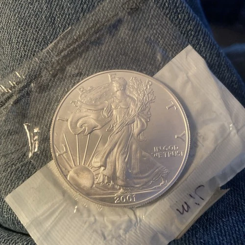 2001 1 oz Silver American Eagle (Brilliant Uncirculated)