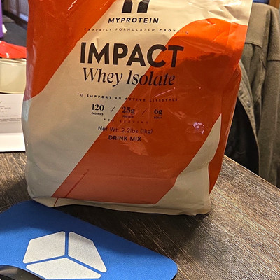 Myprotein Impact Whey Isolate Protein Powder Chocolate Milkshake 2.2lb 31 Serv