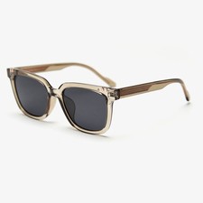 Men Women Stylish Square Sunglasses High-end Polarized Driving Black Glasses