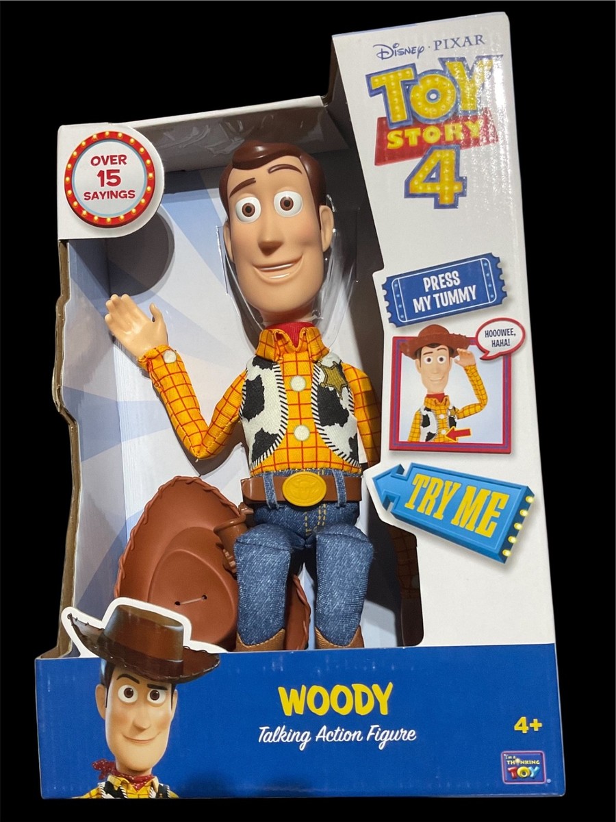 Disney Pixar Toy Story Talking Action Figure Woody Over 15 Sayings NIB