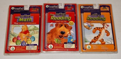 LeapFrog LeapPad 3 NEW Interactive Book and Cartridge Sets 2 Leap Start 1 Leap 1