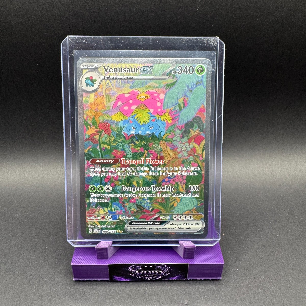 Venusaur EX Pokemon Scarlet Violet 151 198/165 SIR Full Art Holo