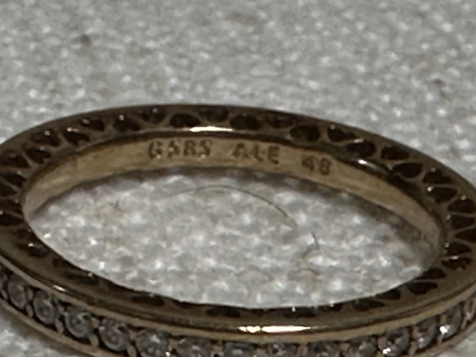 Authentic Pandora 14k Gold Size 5.5 RADIANT HEARTS Ring G585 ALE 48  - Image 2 of 4