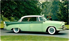 1956 DODGE Custom Royal Lancer AUTOMOBILE Advertising, PHOENIX, AZ Postcard