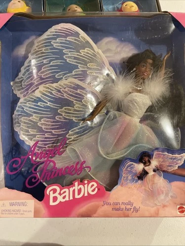 Mattel 1994 RARE Angel Princess Barbie Doll with Magical Wings, Vintage
