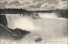 Niagara Falls NY postcard UDB posted 1906 to Central Falls RI q180