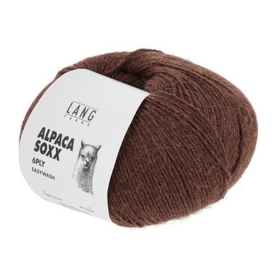 Wolle Kreativ! Lang Yarns - Alpaca Soxx 6-fach - Fb. 167 zimt melange 150 g