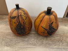 Halloween Pumpkins, Decorative, Witch and Scary House