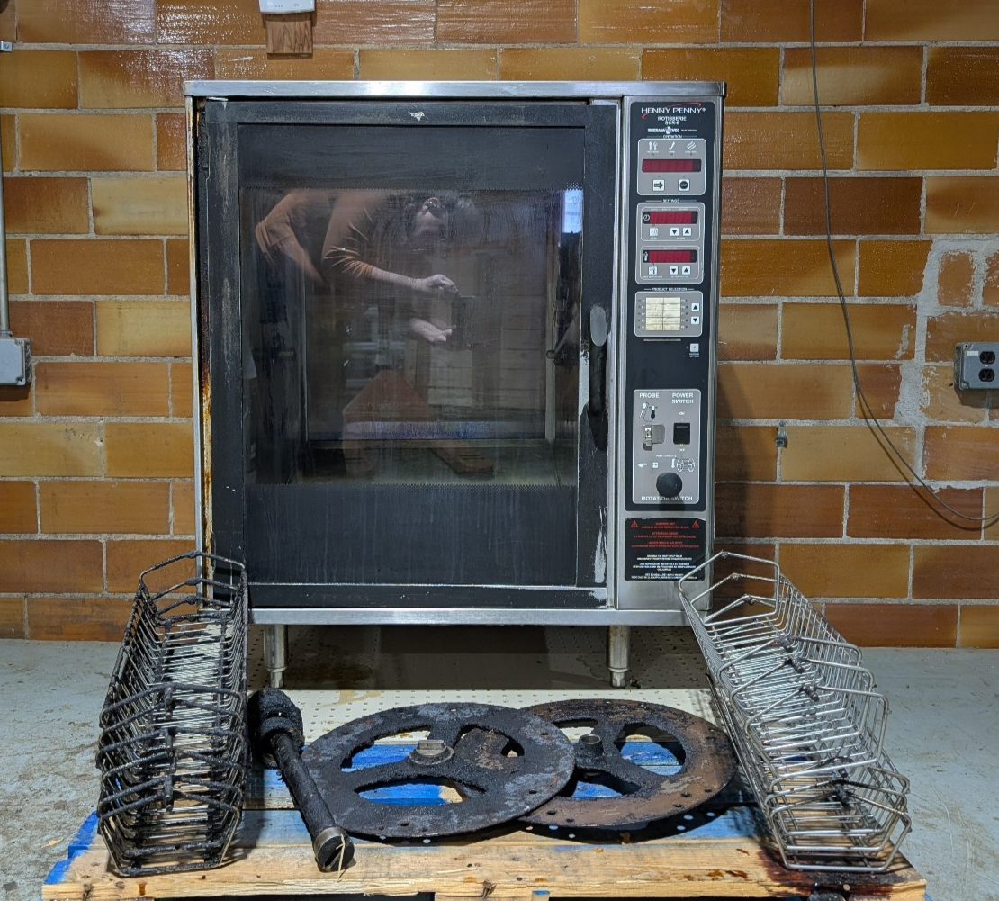 Henny Penny SCR-6 Commercial Countertop Rotisserie Oven, 2 Doors 