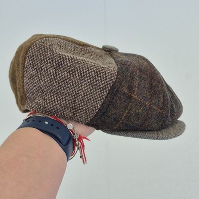 Gladwin Bond Flatcap Mütze Large 59 cm 7 1/4 Mehrfarbig Herren Wollmischung