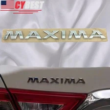 Maxima Letters Badge For Maxima 2012-2018 Car Rear Trunk Sticker Symbol Decal