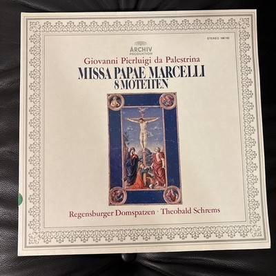 PALESTRINA: Missa Papae Marcelli/8 Motetten-M1962LP GERMAN IMP ARCHIV PRODUKTION