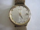 Vintage Seiko 17 jewel mens watch w/date gold toned 6102-8019 runs