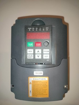 Huanyang VFD 3 Phase Variable Frequency Drive 2.2kW 3HP 110V Input AC SOLD as is