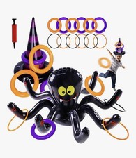 Halloween Ring Toss Games Inflatable Spiders Ring Toss Witch  s Hat Toss Game for