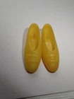 Vintage Barbie Francie Doll Yellow Squishy Buckle Flats Shoes