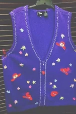 Red Hat Society Sweater Vest (size 1X)